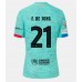 Barcelona Frenkie de Jong #21 Tredjedrakt 2023-24 Korte ermer